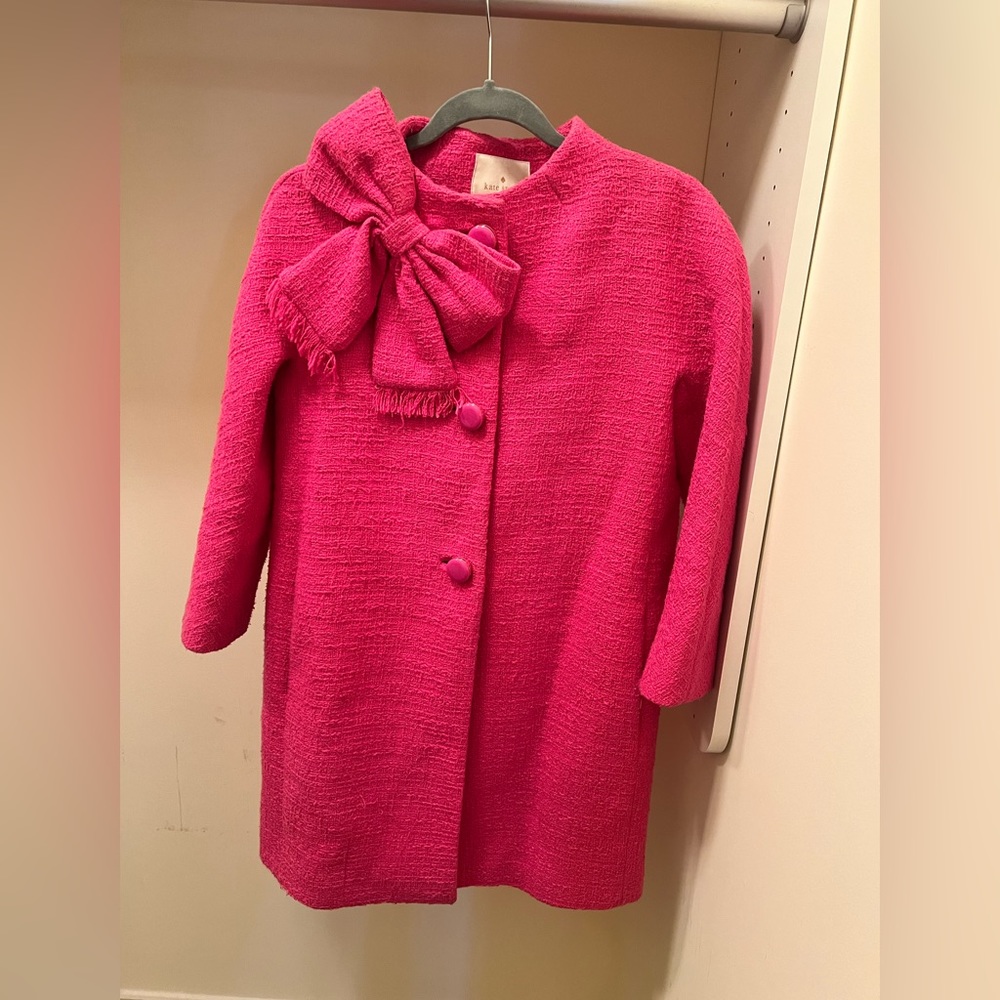 Kate Spade Tweed Jacket With Bow - Size 4